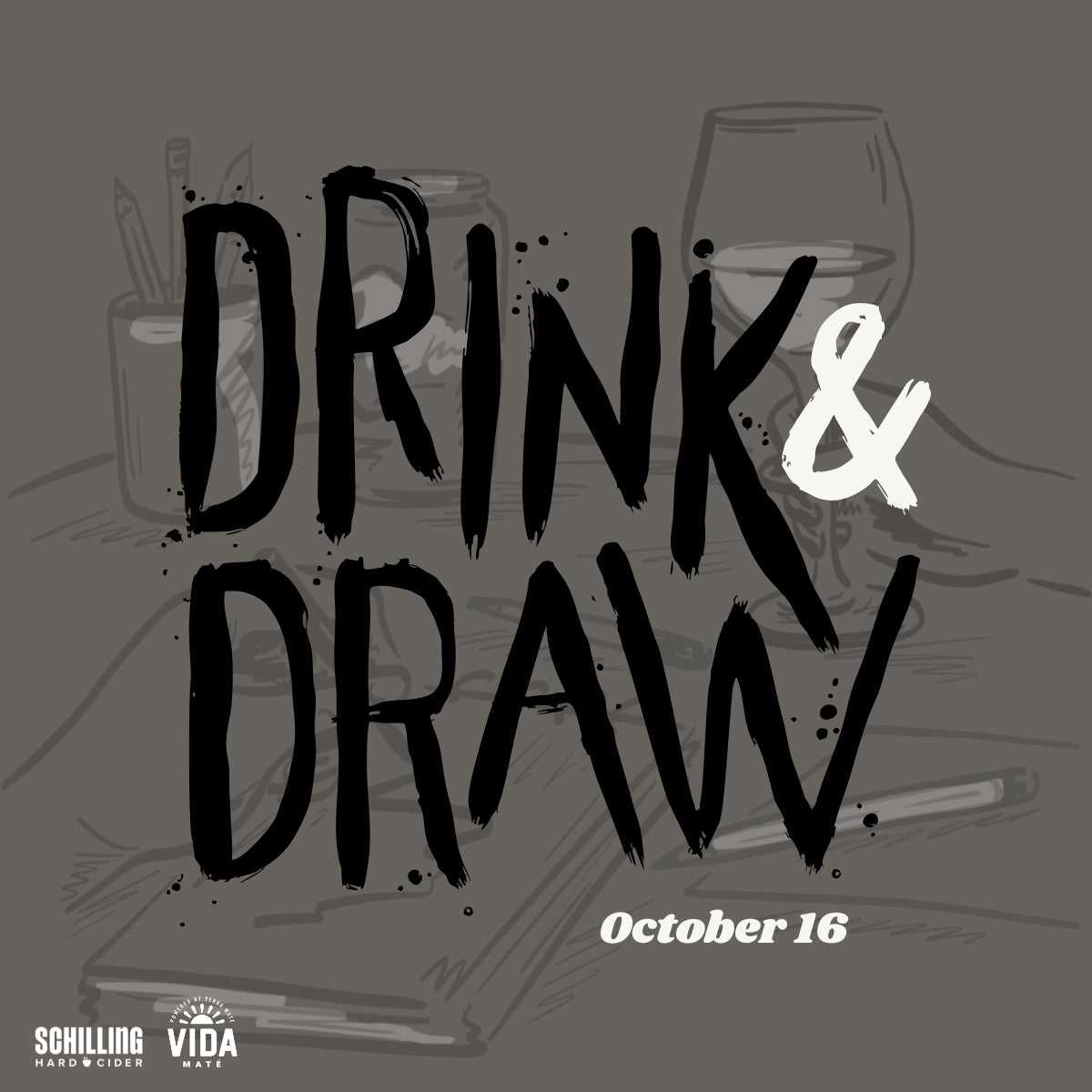 Drink & Draw 10/16/25 (Spooky-Themed)